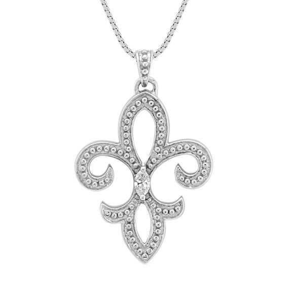 Marquise Diamond Pendant (18") Marquise Diamond Pendant (18")