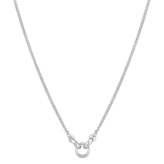 Modern Sterling Silver Necklace (20") Modern Sterling Silver Necklace (20")