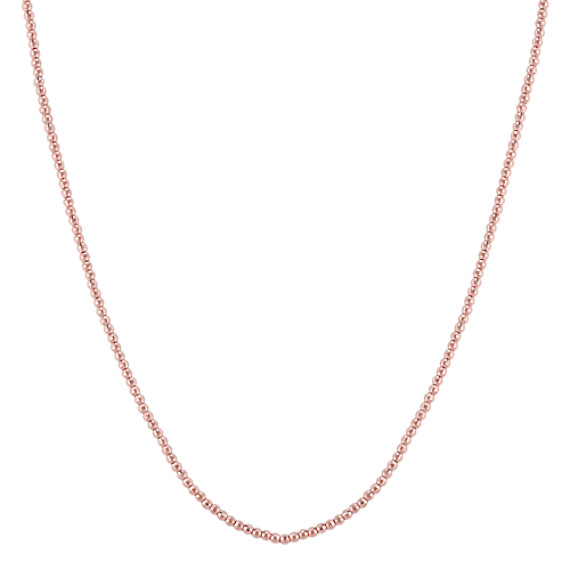 Rose Sterling Silver Necklace (18") Rose Sterling Silver Necklace (18")