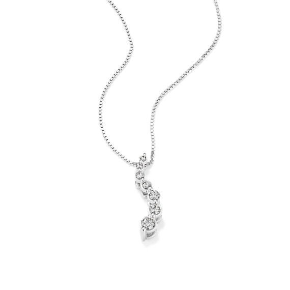 Round Diamond Journey Pendant (18") Round Diamond Journey Pendant (18")