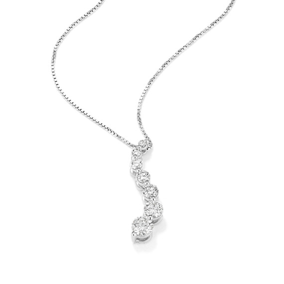 Round Diamond Journey Pendant (18") Round Diamond Journey Pendant (18")