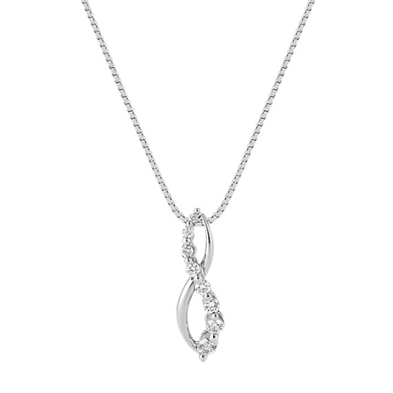 Round Diamond Journey Pendant (18") Round Diamond Journey Pendant (18")