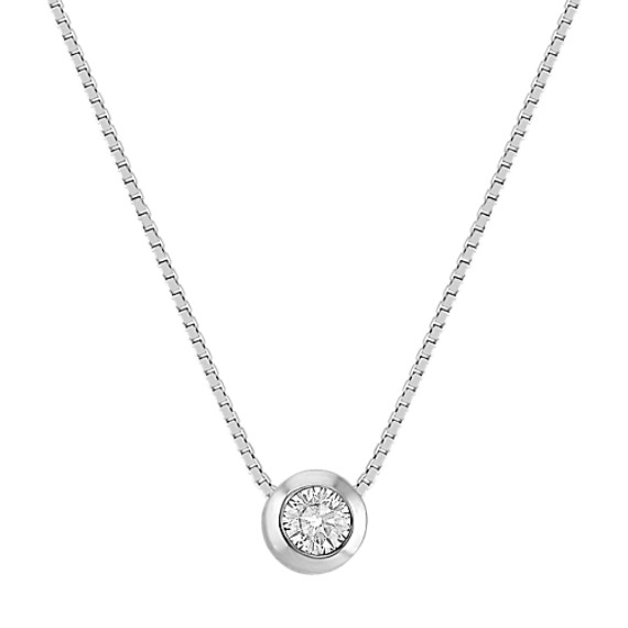 Solitaire Diamond Pendant (18") Solitaire Diamond Pendant (18")