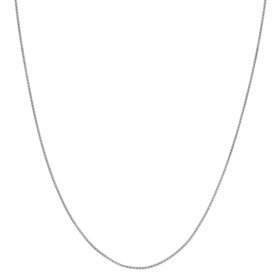 Sterling Silver Adjustable Box Chain (20") Sterling Silver Adjustable Box Chain (20")