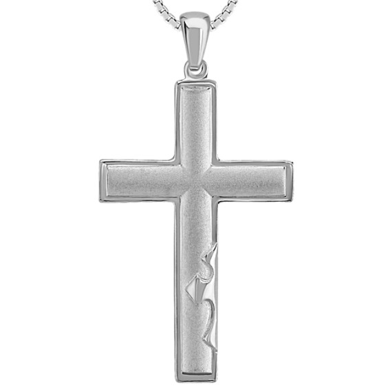 Sterling Silver Cross Necklace (20") Sterling Silver Cross Necklace (20")