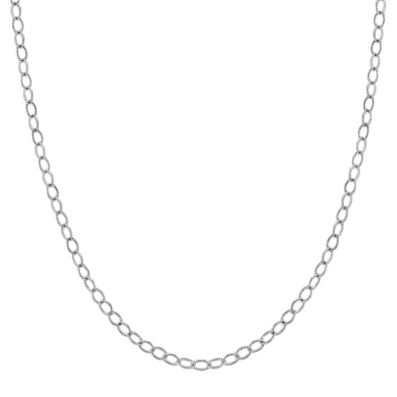 Sterling Silver Curb Chain (20") Sterling Silver Curb Chain (20")