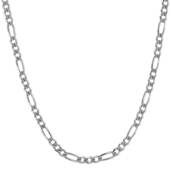 Sterling Silver Figaro Necklace (24") Sterling Silver Figaro Necklace (24")