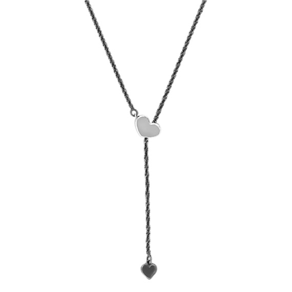 Sterling Silver Heart Necklace (20") Sterling Silver Heart Necklace (20")