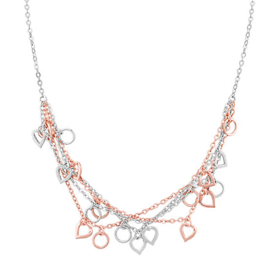 Sterling Silver Heart Necklace (18") Sterling Silver Heart Necklace (18")