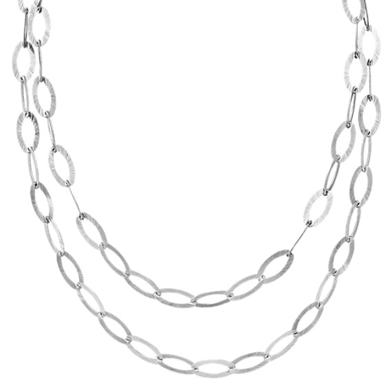 Sterling Silver Necklace (65") Sterling Silver Necklace (65")