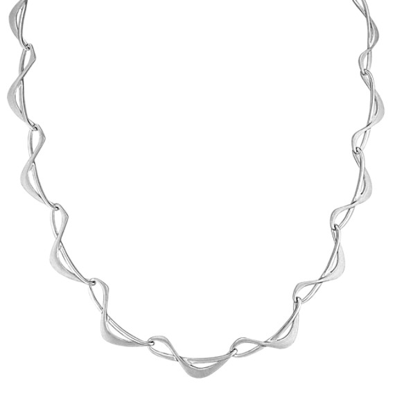Sterling Silver Necklace (16.5") Sterling Silver Necklace (16.5")