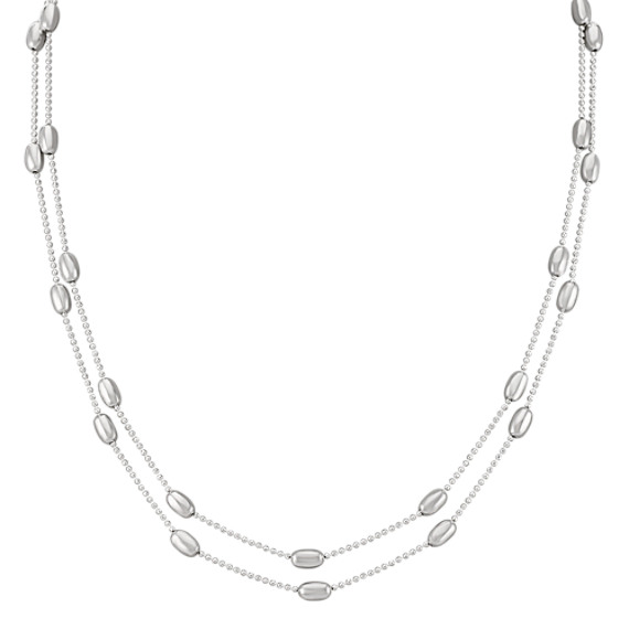 Sterling Silver Necklace (60") Sterling Silver Necklace (60")