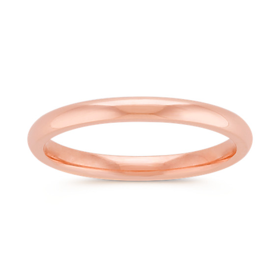 14k Rose Gold Comfort Fit Wedding Band (2mm) 14k Rose Gold Comfort Fit Wedding Band (2mm)