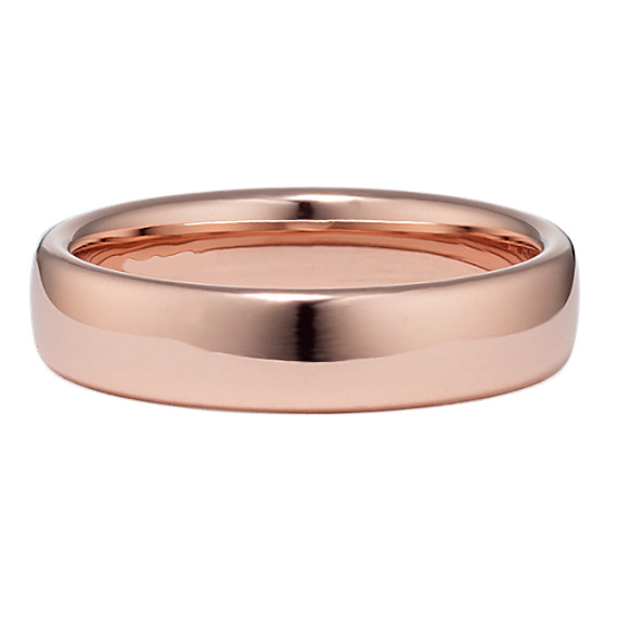 14k Rose Gold Euro Comfort Fit Ring (5.5mm) 14k Rose Gold Euro Comfort Fit Ring (5.5mm)