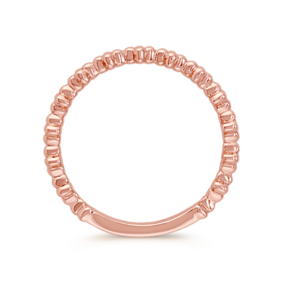 14k Rose Gold Stackable Ring at Shane Co.