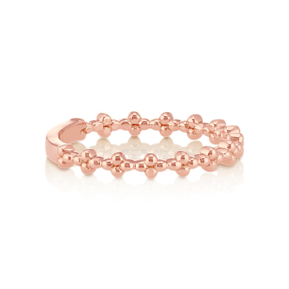 14k Rose Gold Stackable Ring at Shane Co.