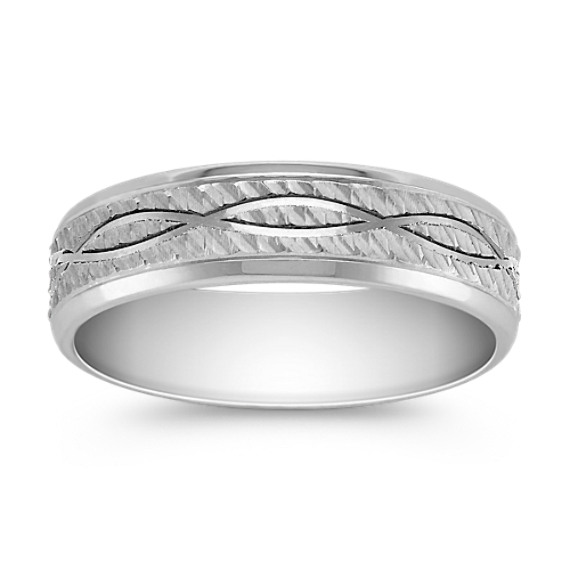 14k White Gold Comfort Fit Ring (6mm) 14k White Gold Comfort Fit Ring (6mm)