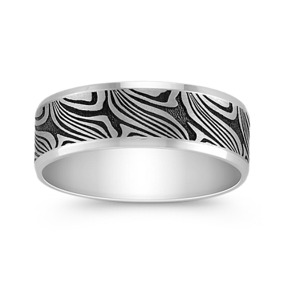 14k White Gold Comfort Fit Ring (7mm) 14k White Gold Comfort Fit Ring (7mm)