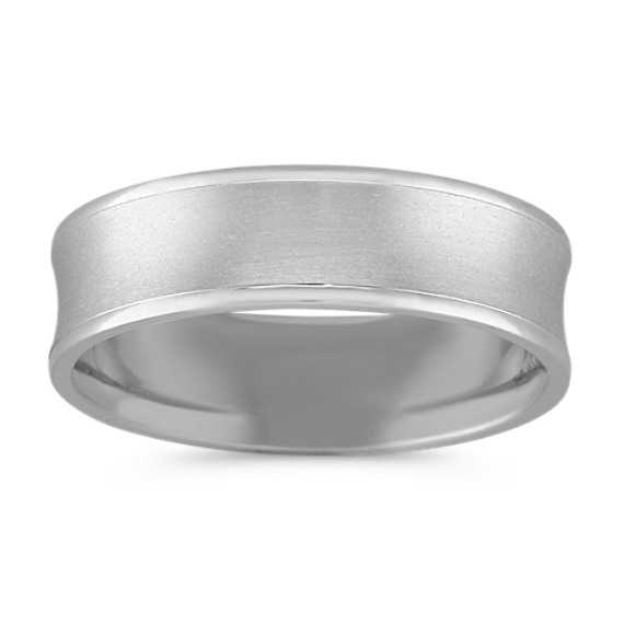 14k White Gold Comfort Fit Wedding Band (6mm) 14k White Gold Comfort Fit Wedding Band (6mm)