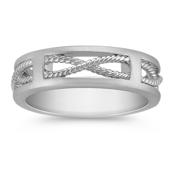 14k White Gold Ring (6.5mm) 14k White Gold Ring (6.5mm)