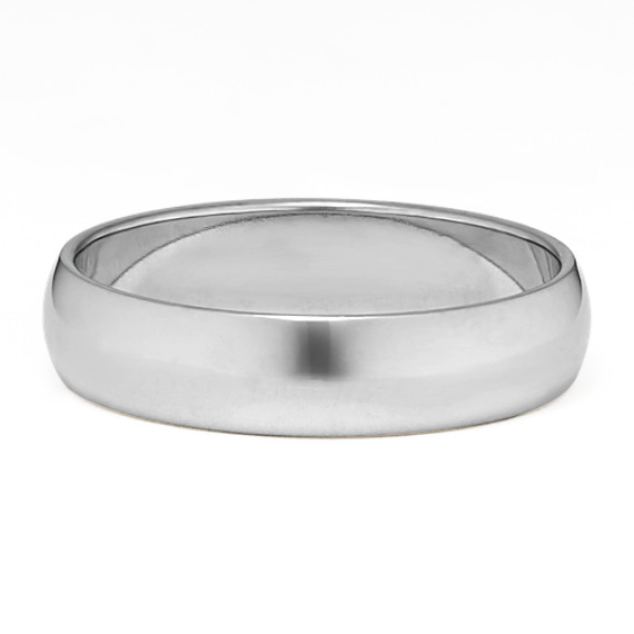14k White Gold Wedding Band (5mm) 14k White Gold Wedding Band (5mm)