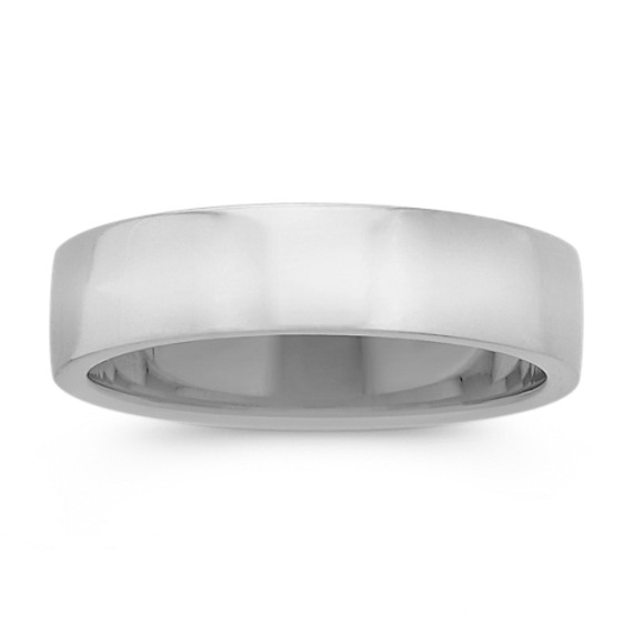 14k White Gold Wedding Band (5mm) 14k White Gold Wedding Band (5mm)