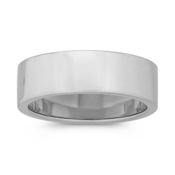 14k White Gold Wedding Band (7mm) 14k White Gold Wedding Band (7mm)