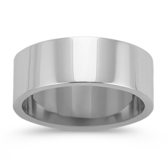 14k White Gold Wedding Band (8mm) 14k White Gold Wedding Band (8mm)