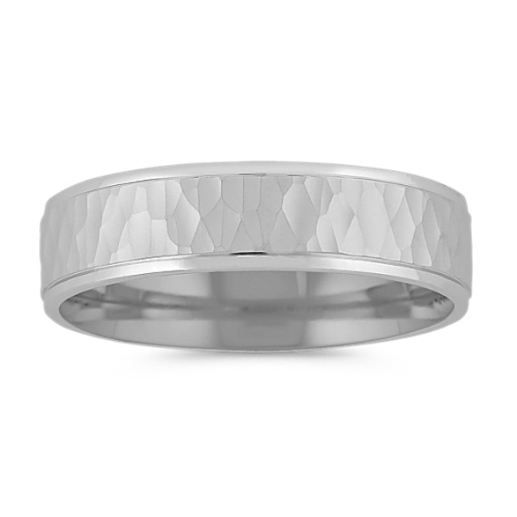 14k White Gold Wedding Band (6mm) 14k White Gold Wedding Band (6mm)
