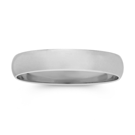 14k White Gold Wedding Band (4mm) 14k White Gold Wedding Band (4mm)