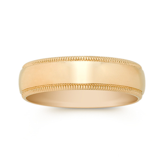 14k Yellow Gold Comfort Fit Wedding Band (6mm) 14k Yellow Gold Comfort Fit Wedding Band (6mm)