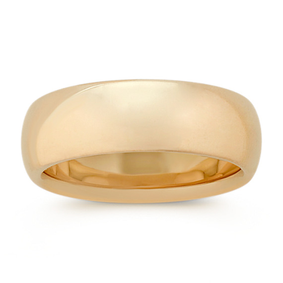 14k Yellow Gold Comfort Fit Wedding Band (6mm) 14k Yellow Gold Comfort Fit Wedding Band (6mm)