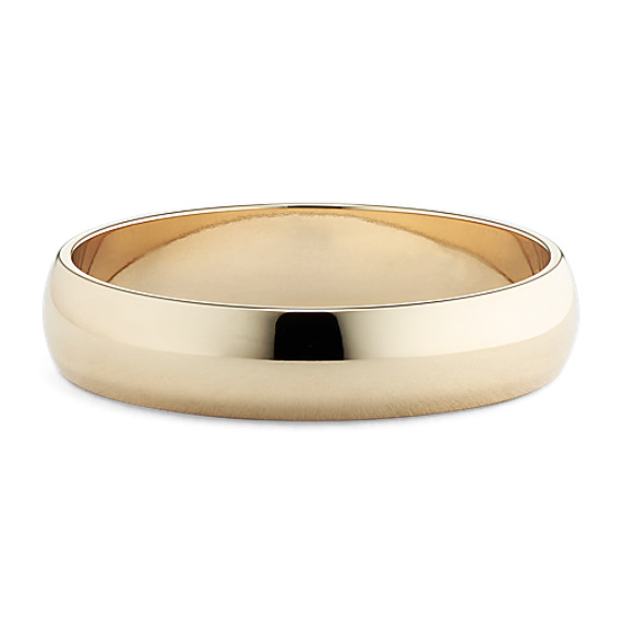 14k Yellow Gold Wedding Band (5mm) 14k Yellow Gold Wedding Band (5mm)