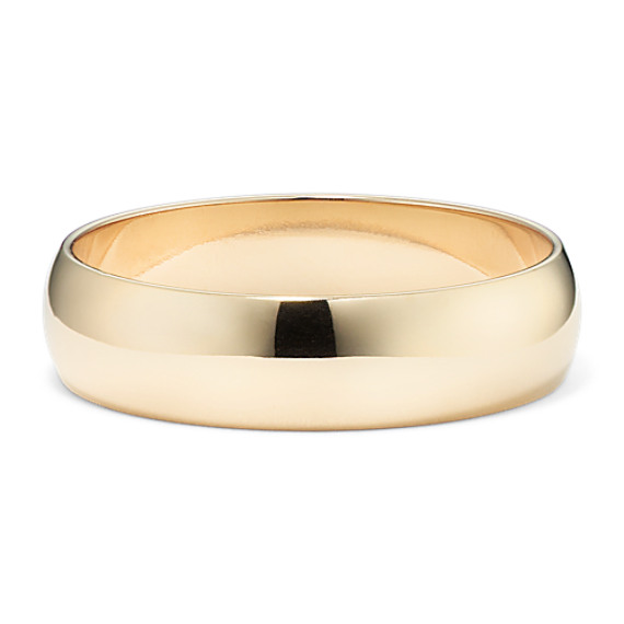 14k Yellow Gold Wedding Band (6mm) 14k Yellow Gold Wedding Band (6mm)