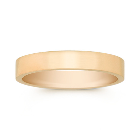 14k Yellow Gold Wedding Band (4mm) 14k Yellow Gold Wedding Band (4mm)