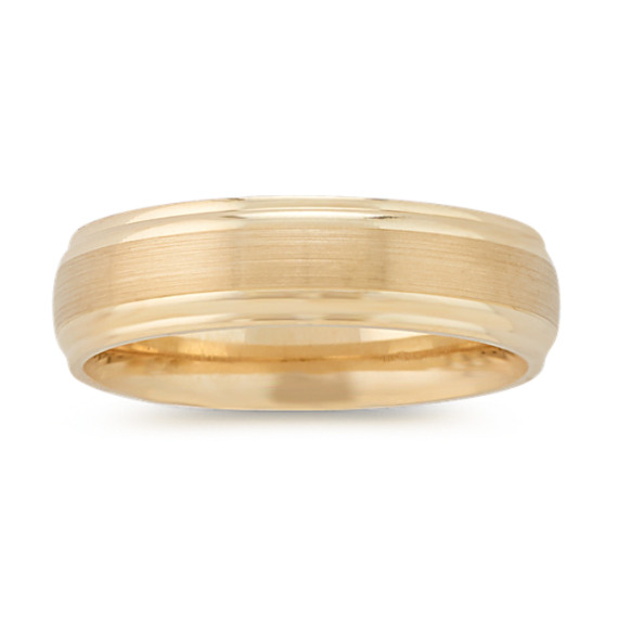 14k Yellow Gold Wedding Band (6mm) 14k Yellow Gold Wedding Band (6mm)