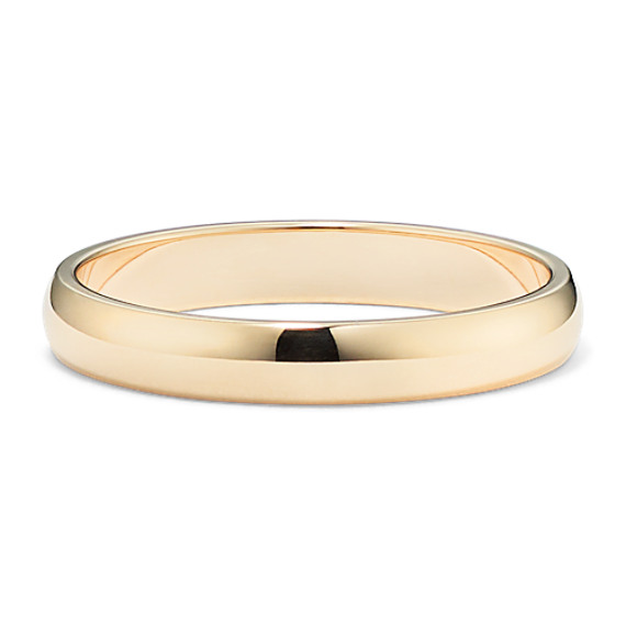 14k Yellow Gold Wedding Band (3mm) 14k Yellow Gold Wedding Band (3mm)