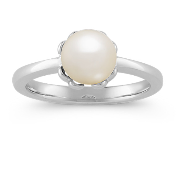 7mm Cultured Akoya Pearl Ring 7mm Cultured Akoya Pearl Ring