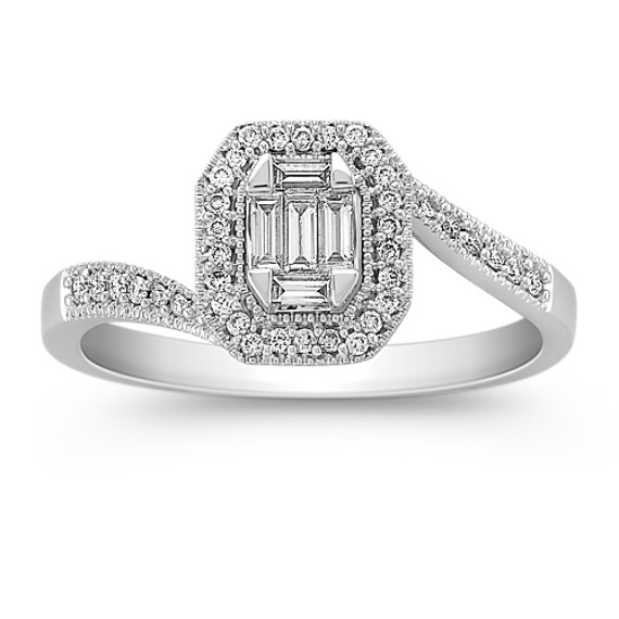 Baguette and Round Diamond Ring Baguette and Round Diamond Ring