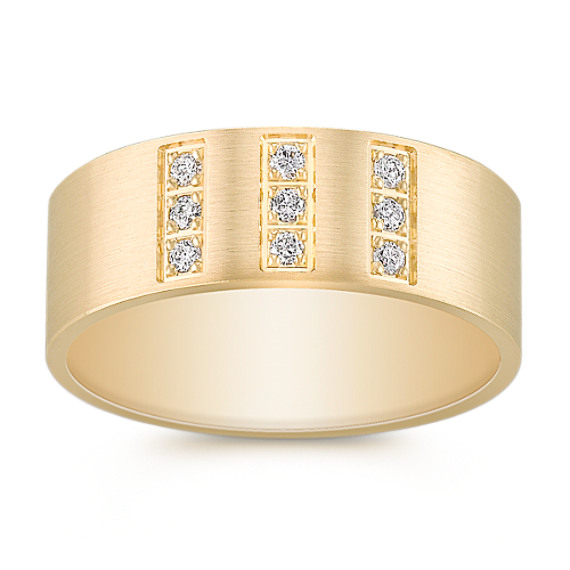 Brushed Diamond Ring Brushed Diamond Ring