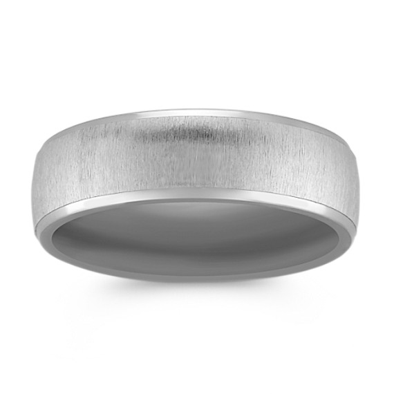Brushed Titanium Ring (7mm) Brushed Titanium Ring (7mm)