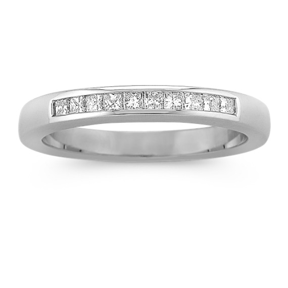 Channel-Set Princess Cut Diamond Wedding Band in Platinum Channel-Set Princess Cut Diamond Wedding Band in Platinum