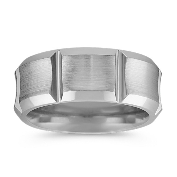 Cobalt Comfort Fit Ring with Satin Finish (9mm) Cobalt Comfort Fit Ring with Satin Finish (9mm)