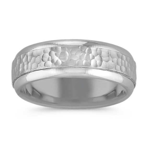 Comfort Fit Ring in 14k White Gold (7mm) Comfort Fit Ring in 14k White Gold (7mm)