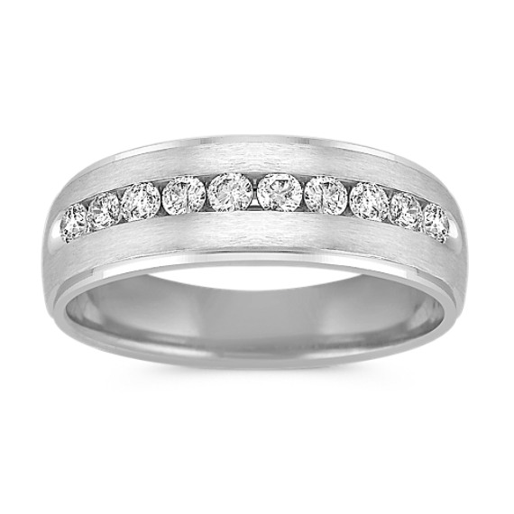 Diamond Ring with Channel-Setting Diamond Ring with Channel-Setting