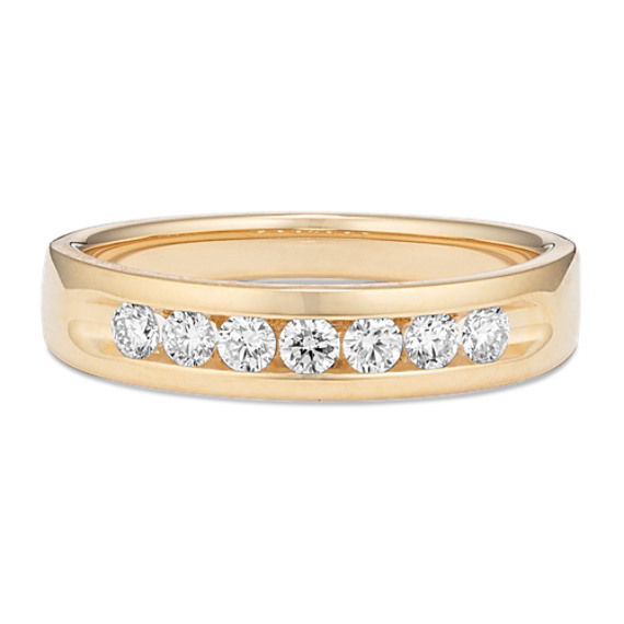 Diamond Ring with Channel-Setting Diamond Ring with Channel-Setting