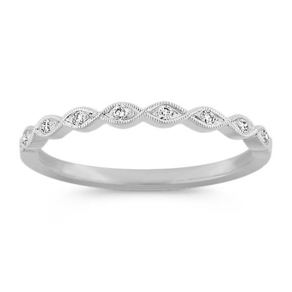 Diamond Twist Ring in 14k White Gold Diamond Twist Ring in 14k White Gold