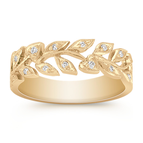 Leaf and Heart Diamond Ring Leaf and Heart Diamond Ring