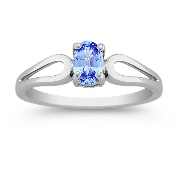 Oval Ice Blue Sapphire Ring Oval Ice Blue Sapphire Ring