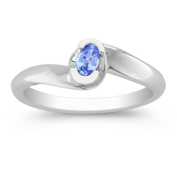 Oval Ice Blue Sapphire Ring Oval Ice Blue Sapphire Ring